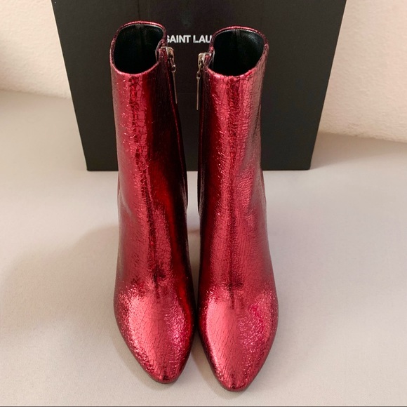 Saint Laurent ruby boots - Picture 3 of 16